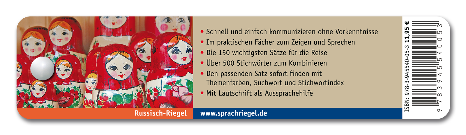 Russisch-Riegel Rückseite